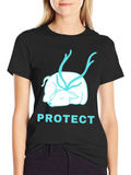 Protect Wildlife Black Graphic Tee