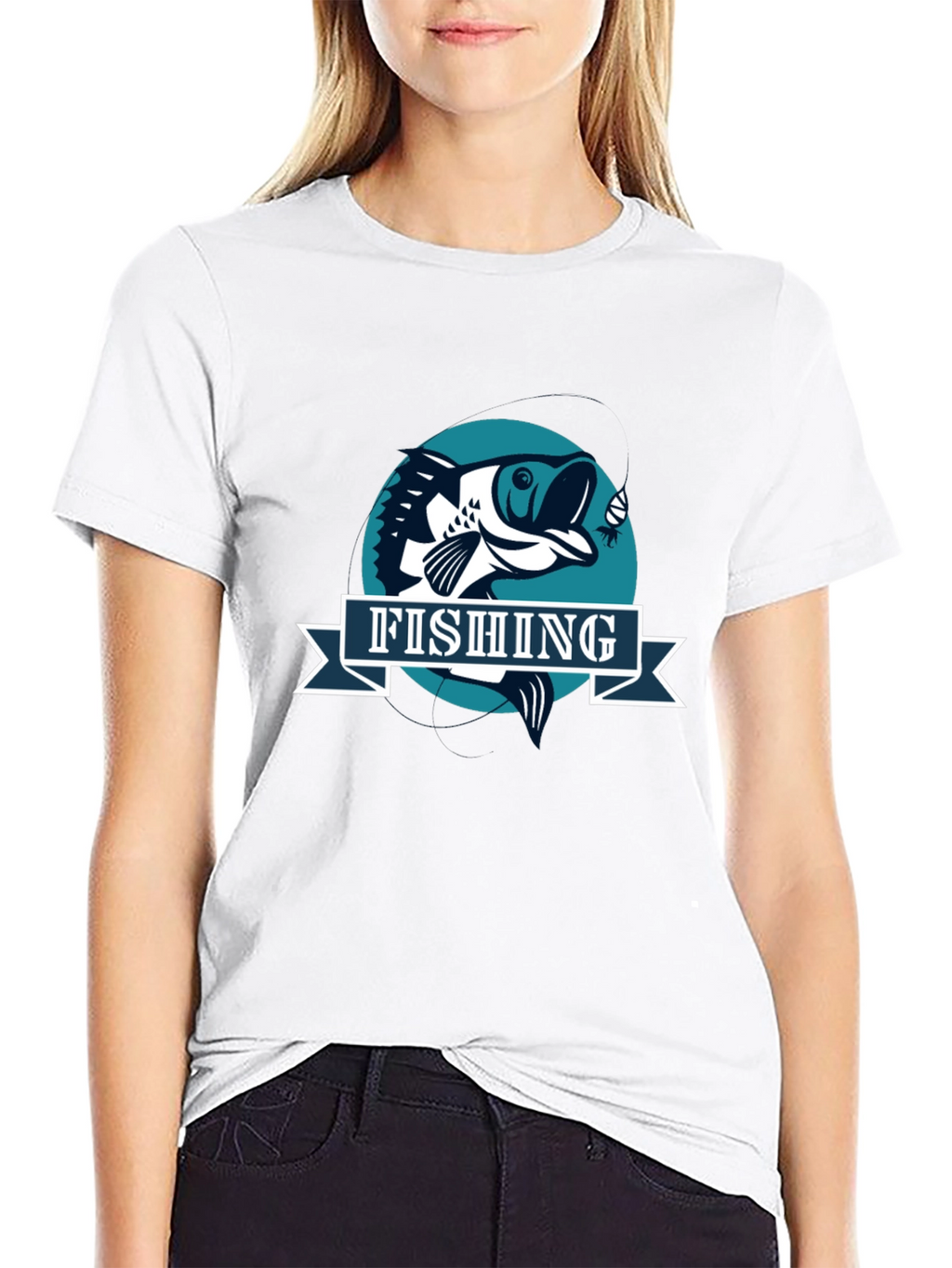 Fishing Graphic T-Shirt - Bass Fisherman Tee