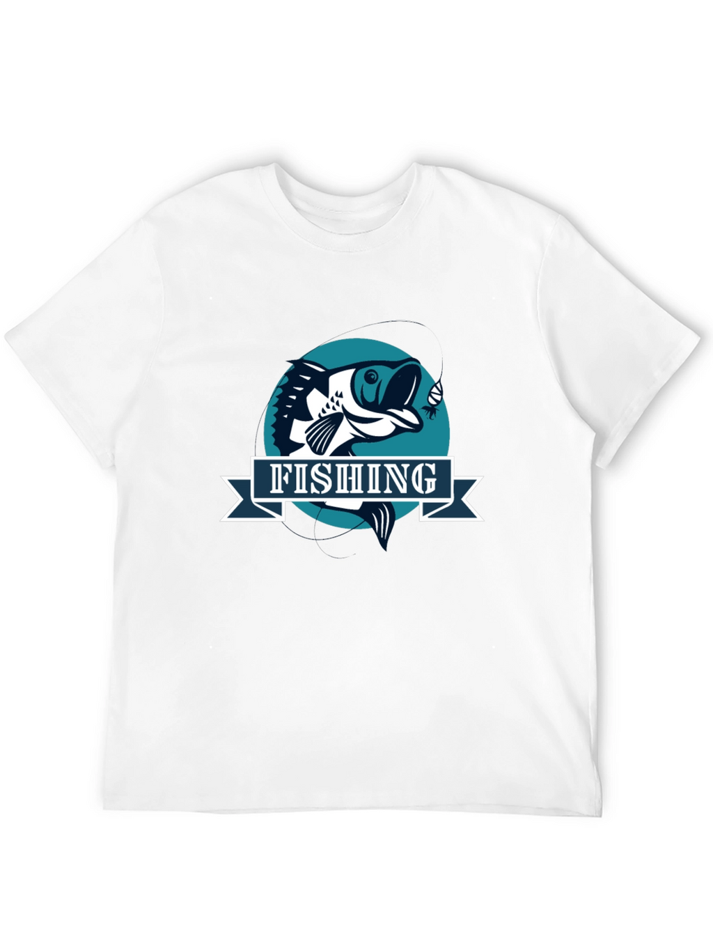 Fishing Graphic T-Shirt - Bass Fisherman Tee