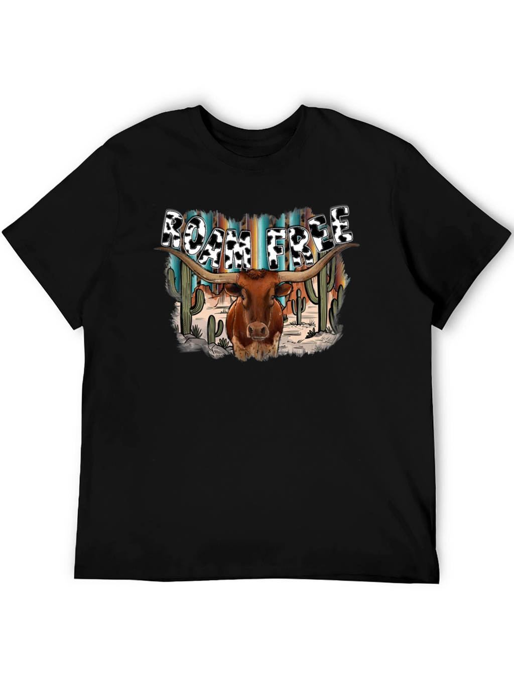Roam Free Longhorn Graphic Tee