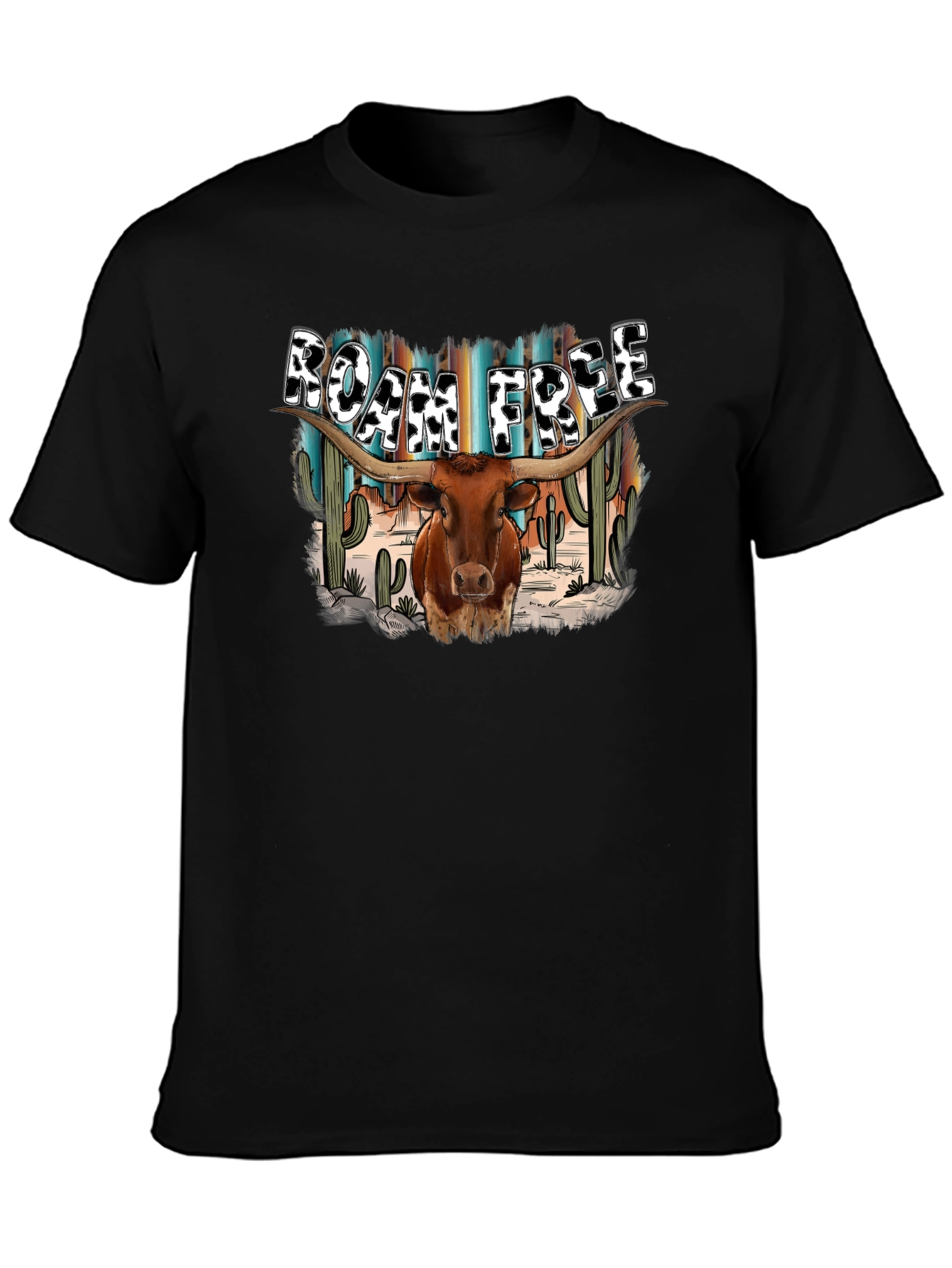 Roam Free Longhorn Graphic Tee
