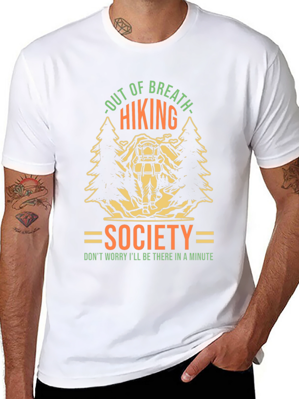 Out of Breath Hiking Society T-Shirt