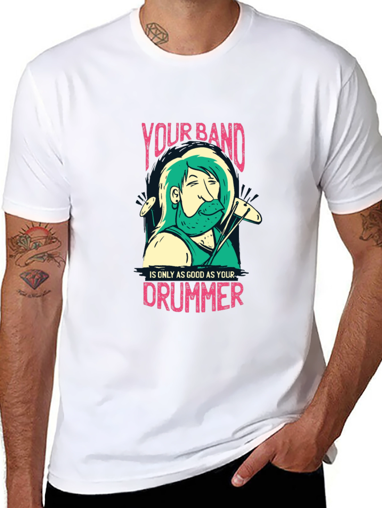 Your Band Drummer T-Shirt - Musician Tee