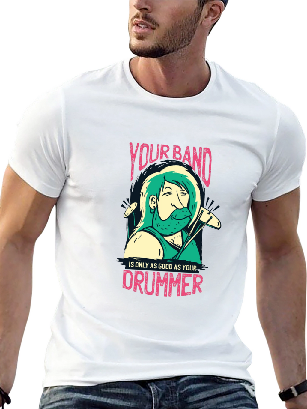Your Band Drummer T-Shirt - Musician Tee