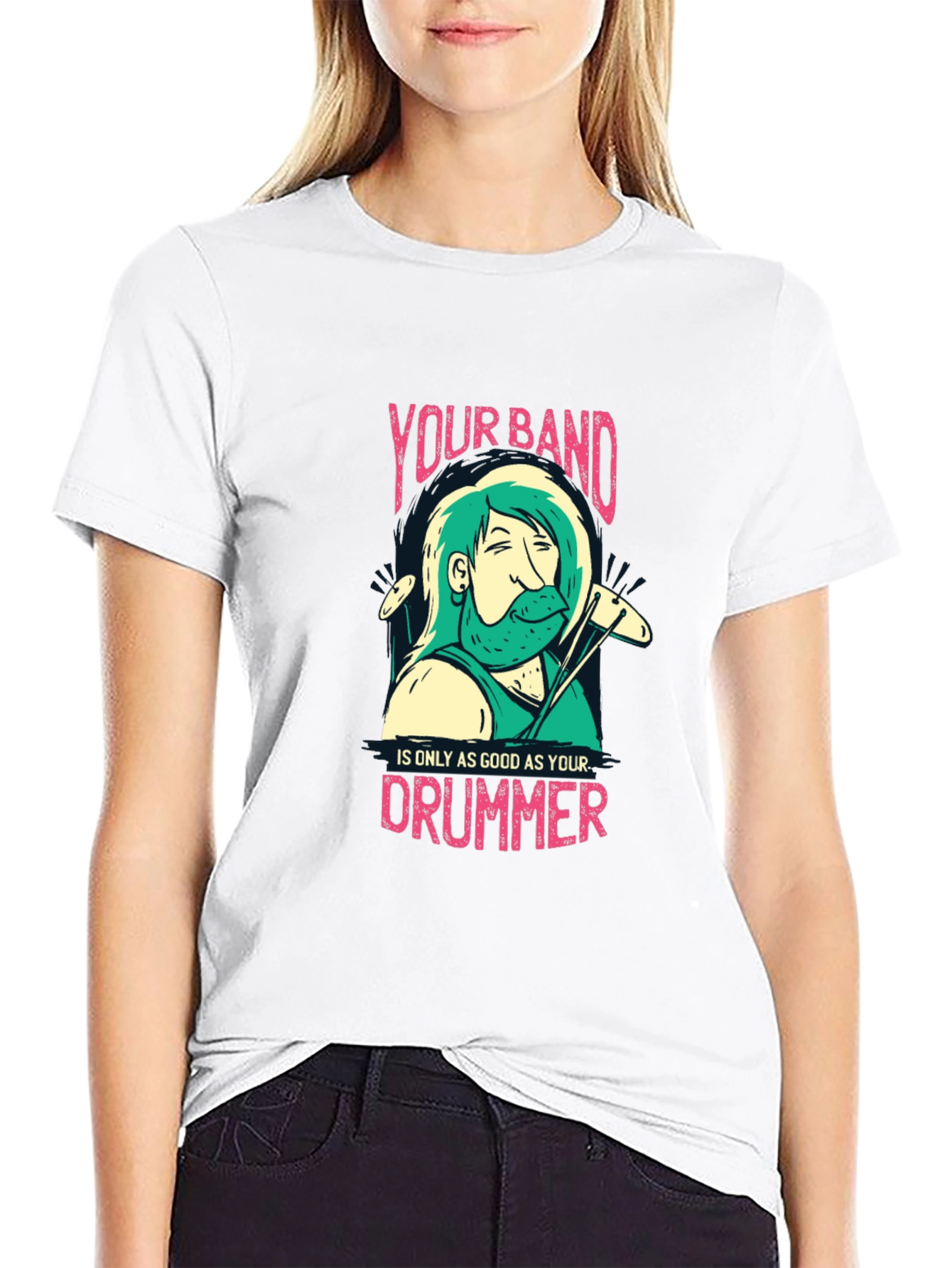 Your Band Drummer T-Shirt - Musician Tee