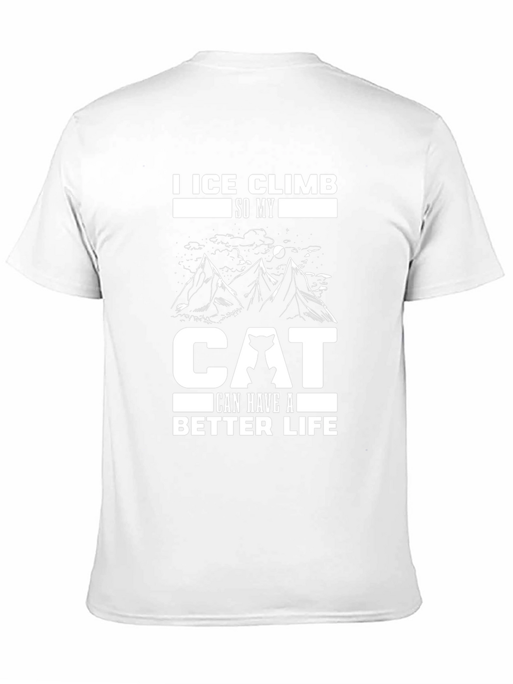 Ice Climb Cat Lover T-Shirt