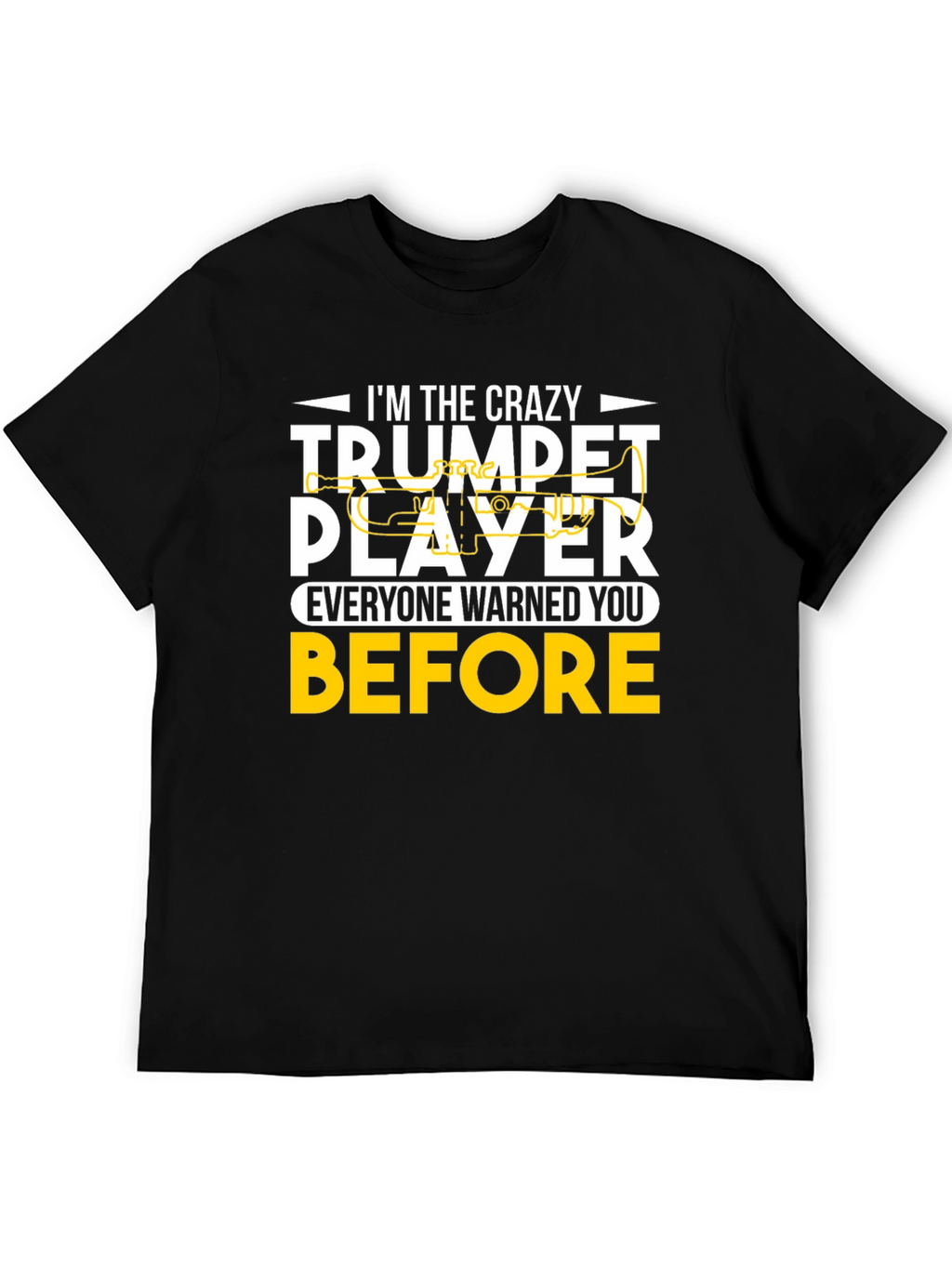 Crazy Trumpet Player Graphic Tee