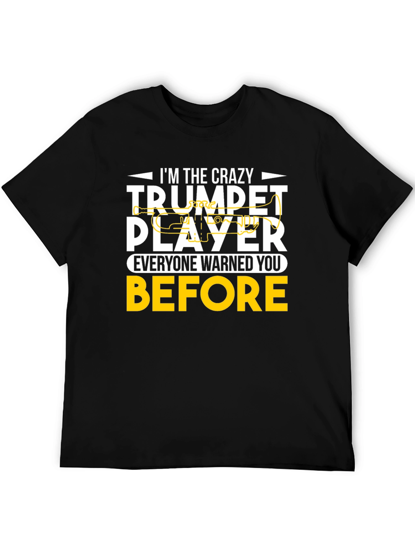 Crazy Trumpet Player Graphic Tee