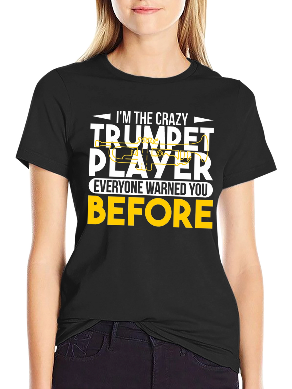 Crazy Trumpet Player Graphic Tee