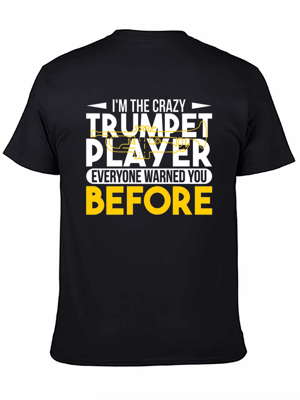 Crazy Trumpet Player Graphic Tee