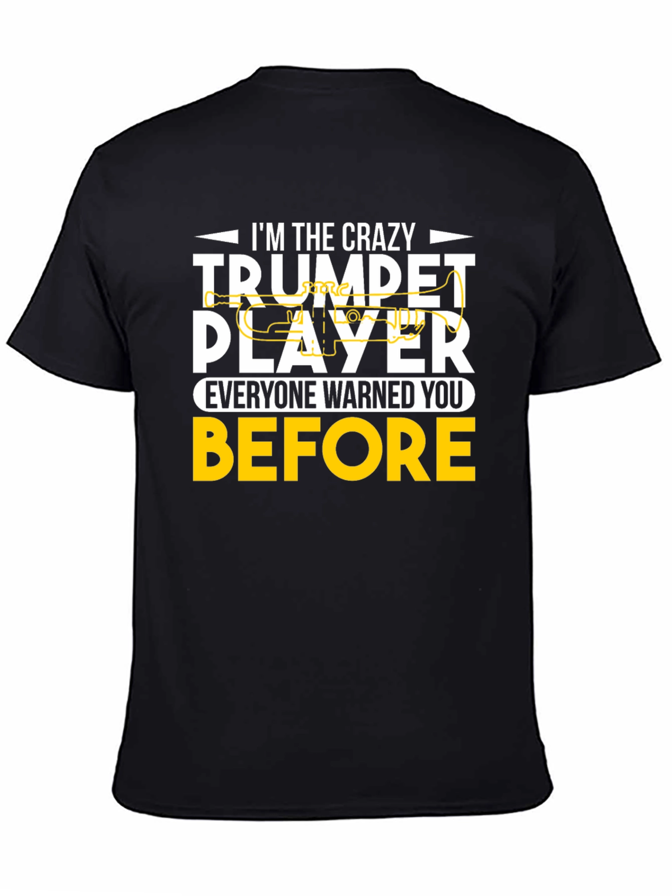 Crazy Trumpet Player Graphic Tee