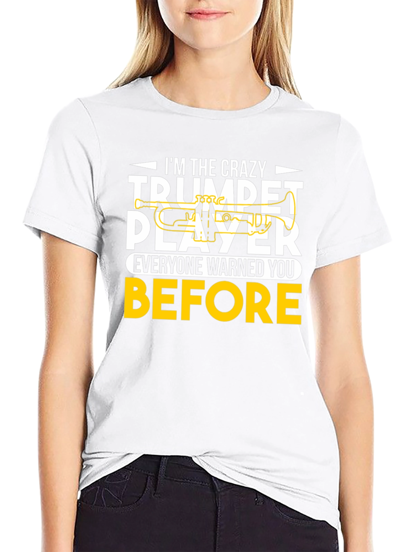 Crazy Trumpet Player Graphic Tee