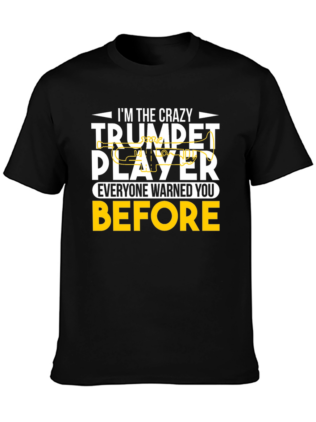 Crazy Trumpet Player Graphic Tee