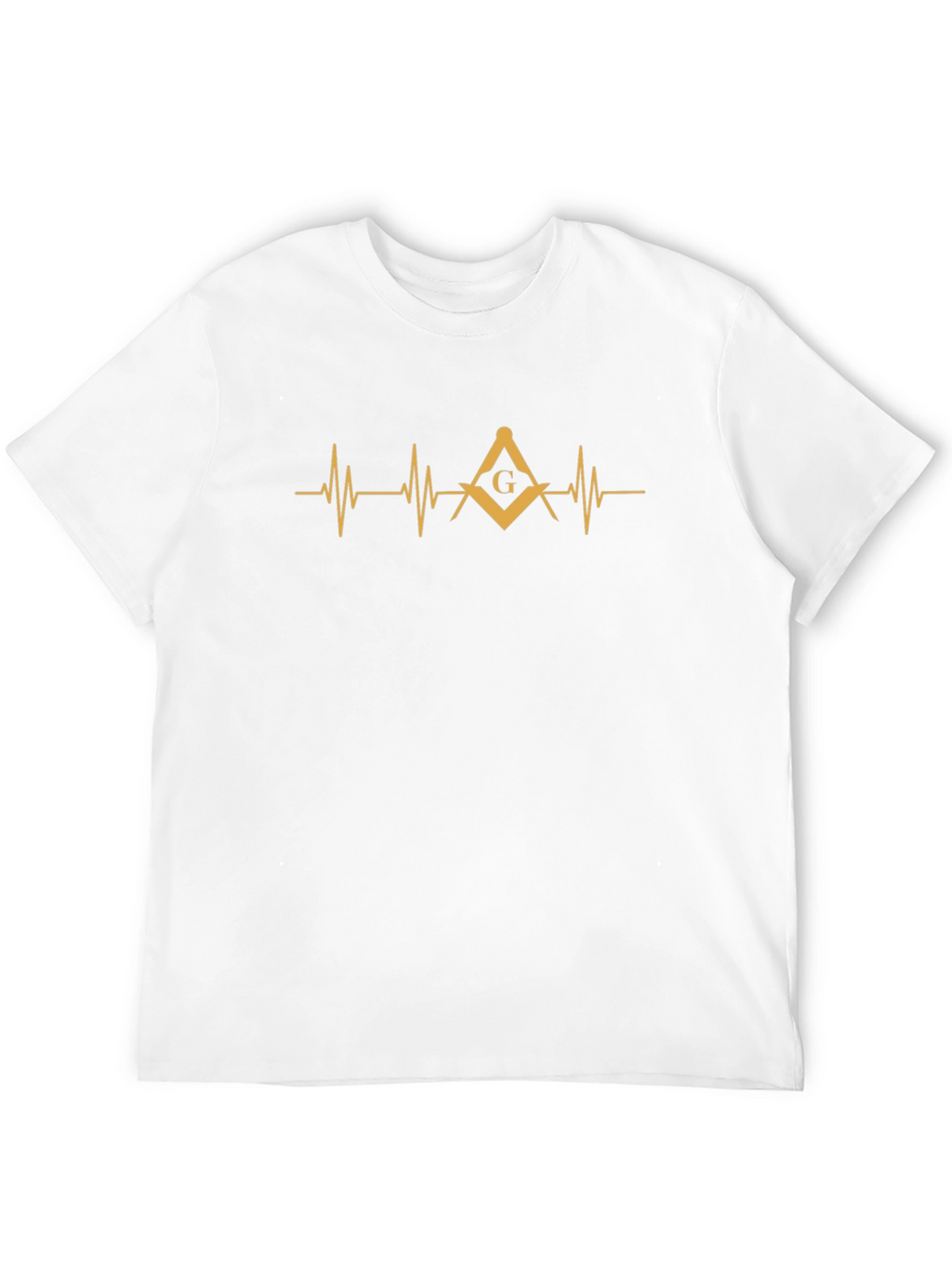 Masonic Heartbeat T-Shirt - Symbol of Commitment