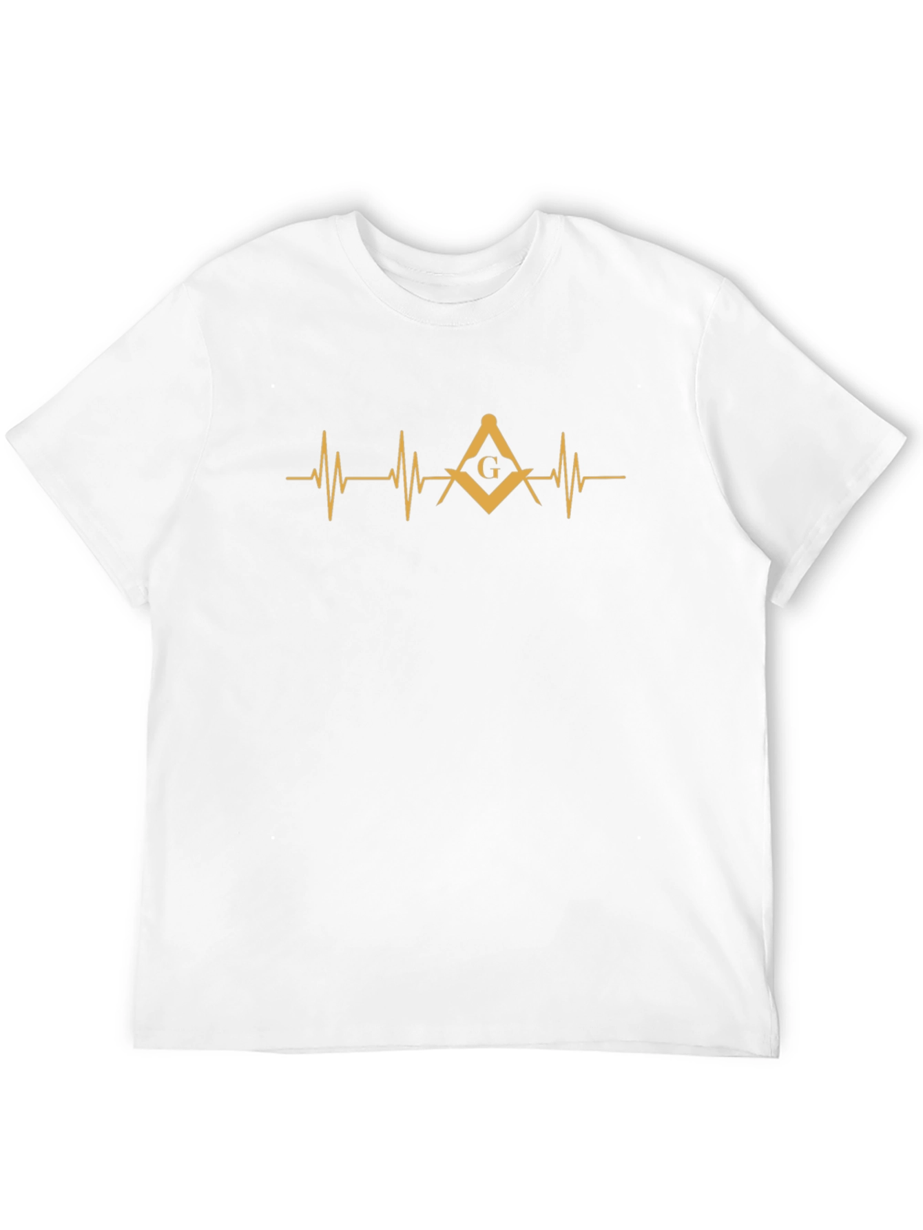 Masonic Heartbeat T-Shirt - Symbol of Commitment