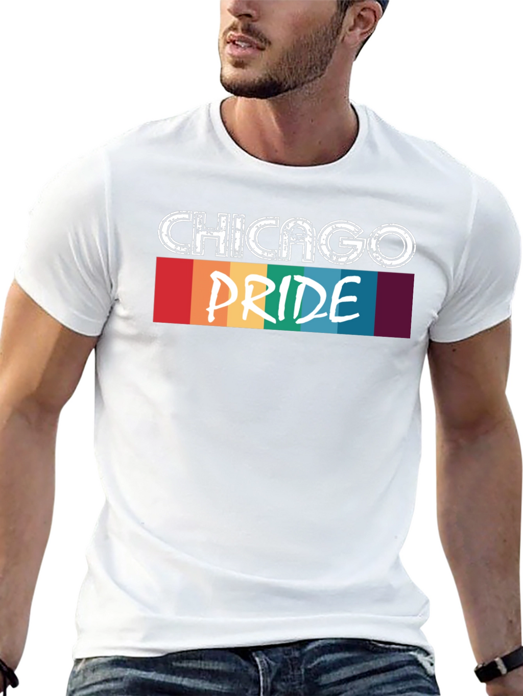 Chicago Pride Graphic Tee - LGBTQ+ Pride T-Shirt