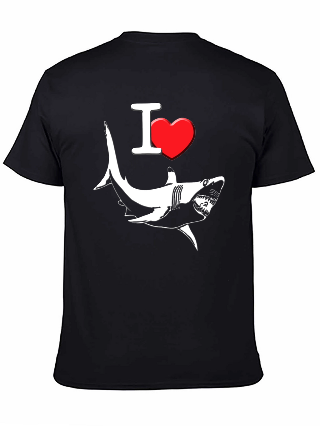I Love Sharks Graphic T-Shirt