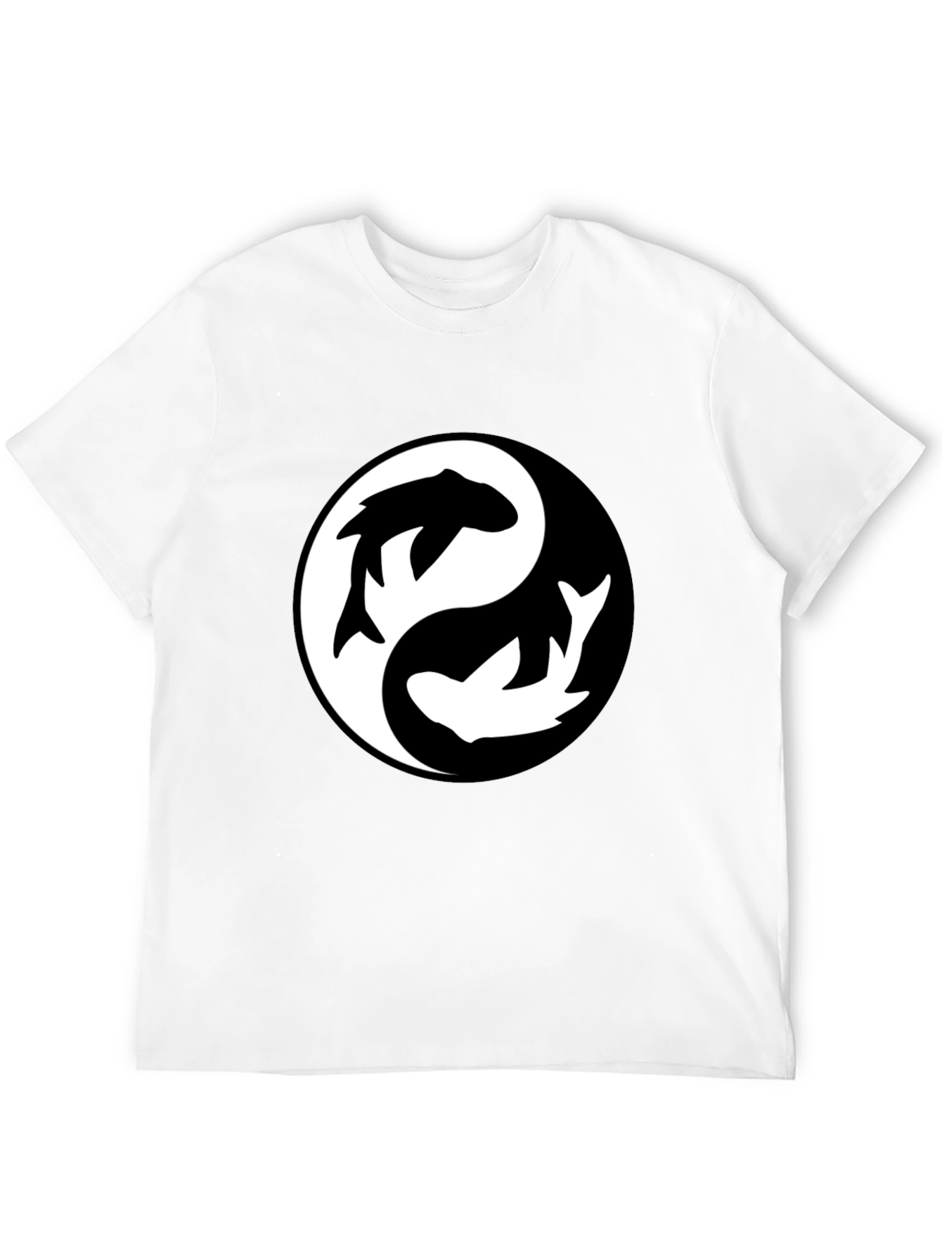 Yin Yang Koi Fish T-Shirt - Balanced Style