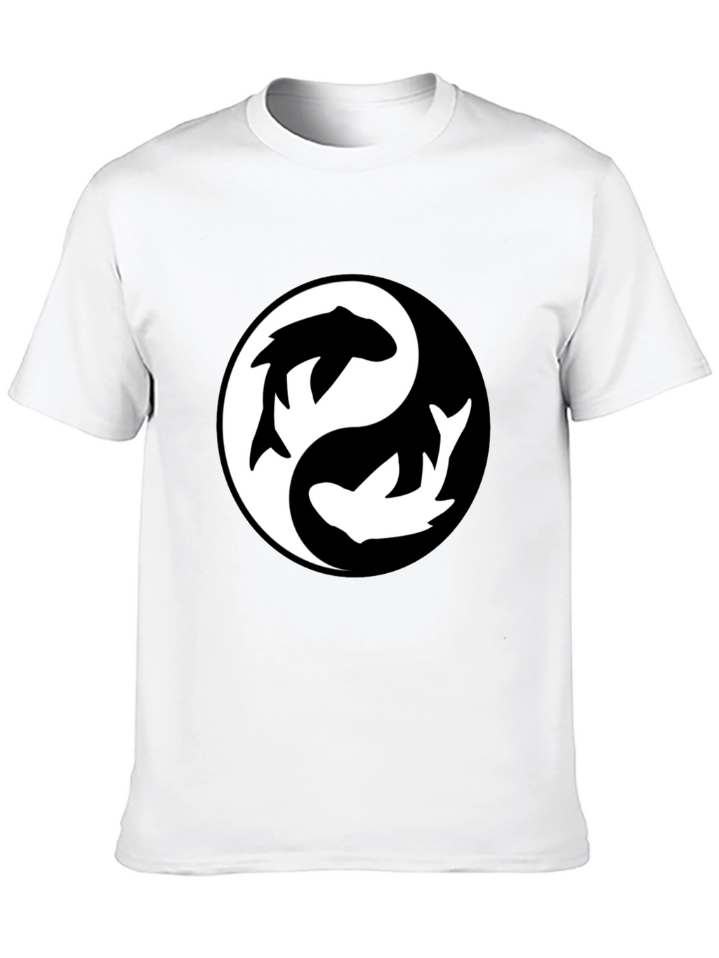Yin Yang Koi Fish T-Shirt - Balanced Style