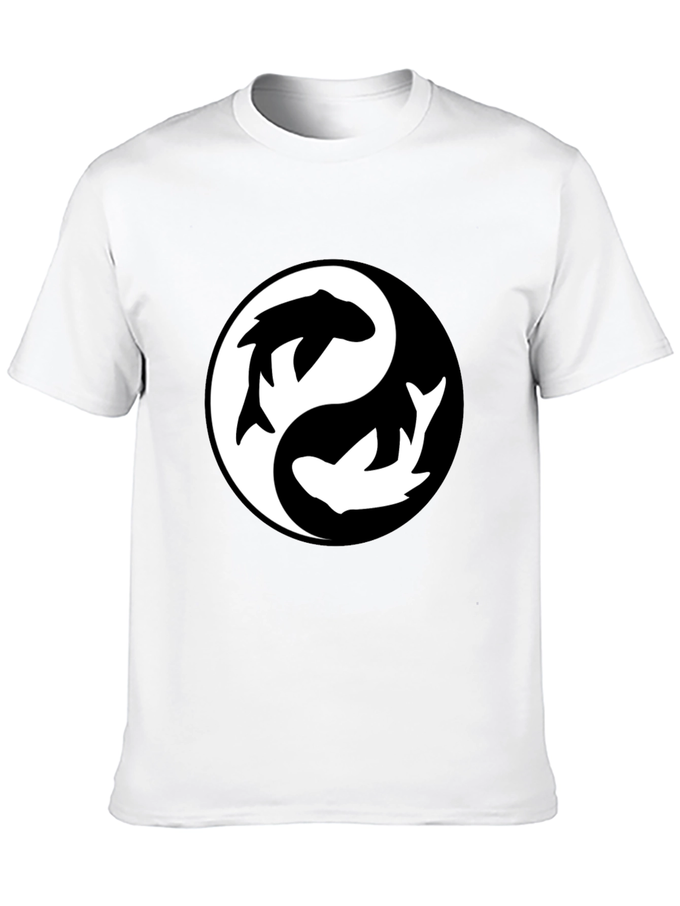 Yin Yang Koi Fish T-Shirt - Balanced Style