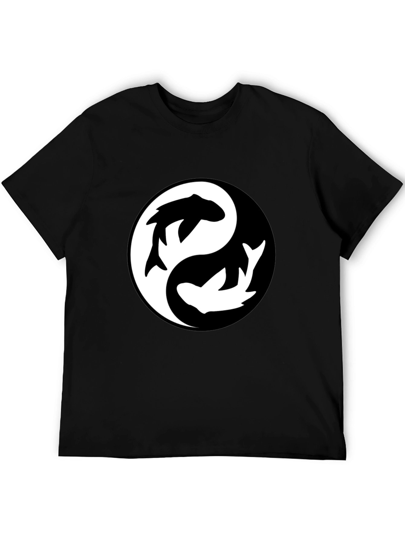 Yin Yang Koi Fish T-Shirt - Balanced Style
