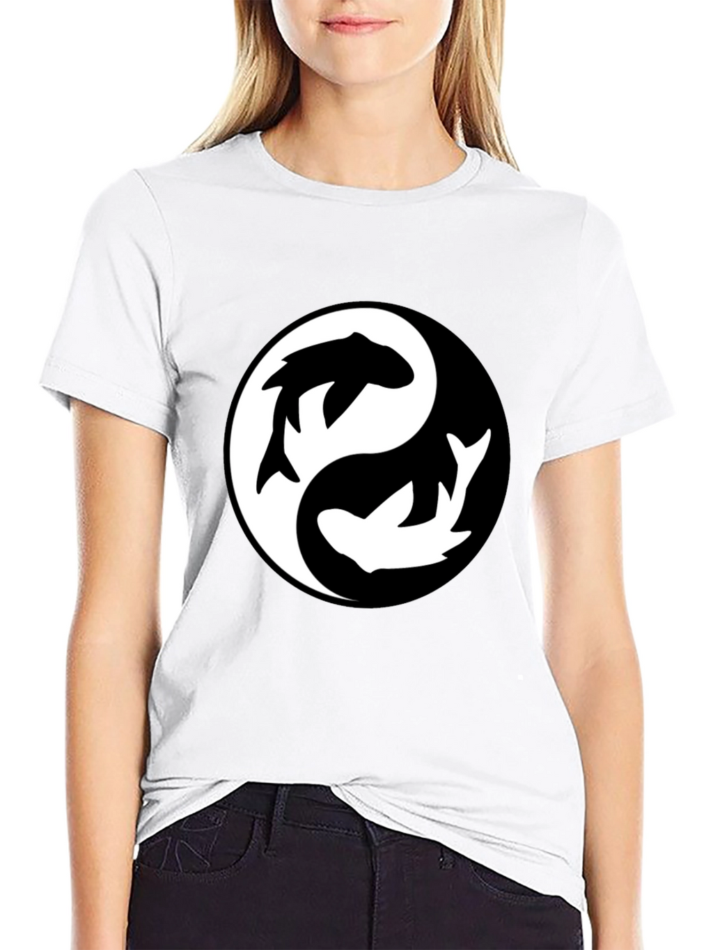 Yin Yang Koi Fish T-Shirt - Balanced Style