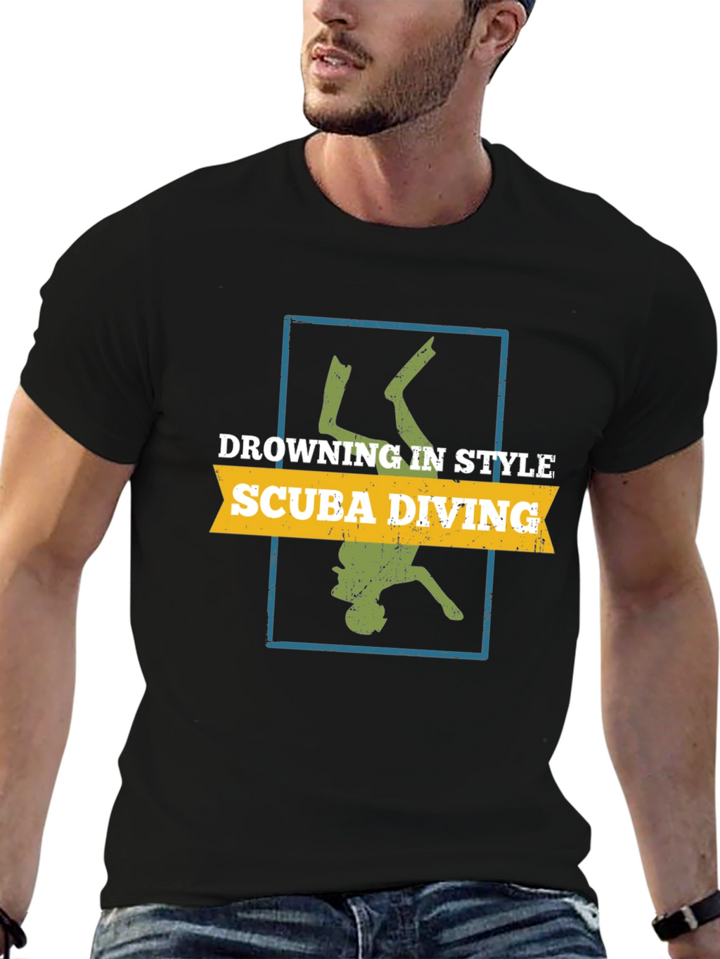 Drowning in Style Scuba Diving T-Shirt