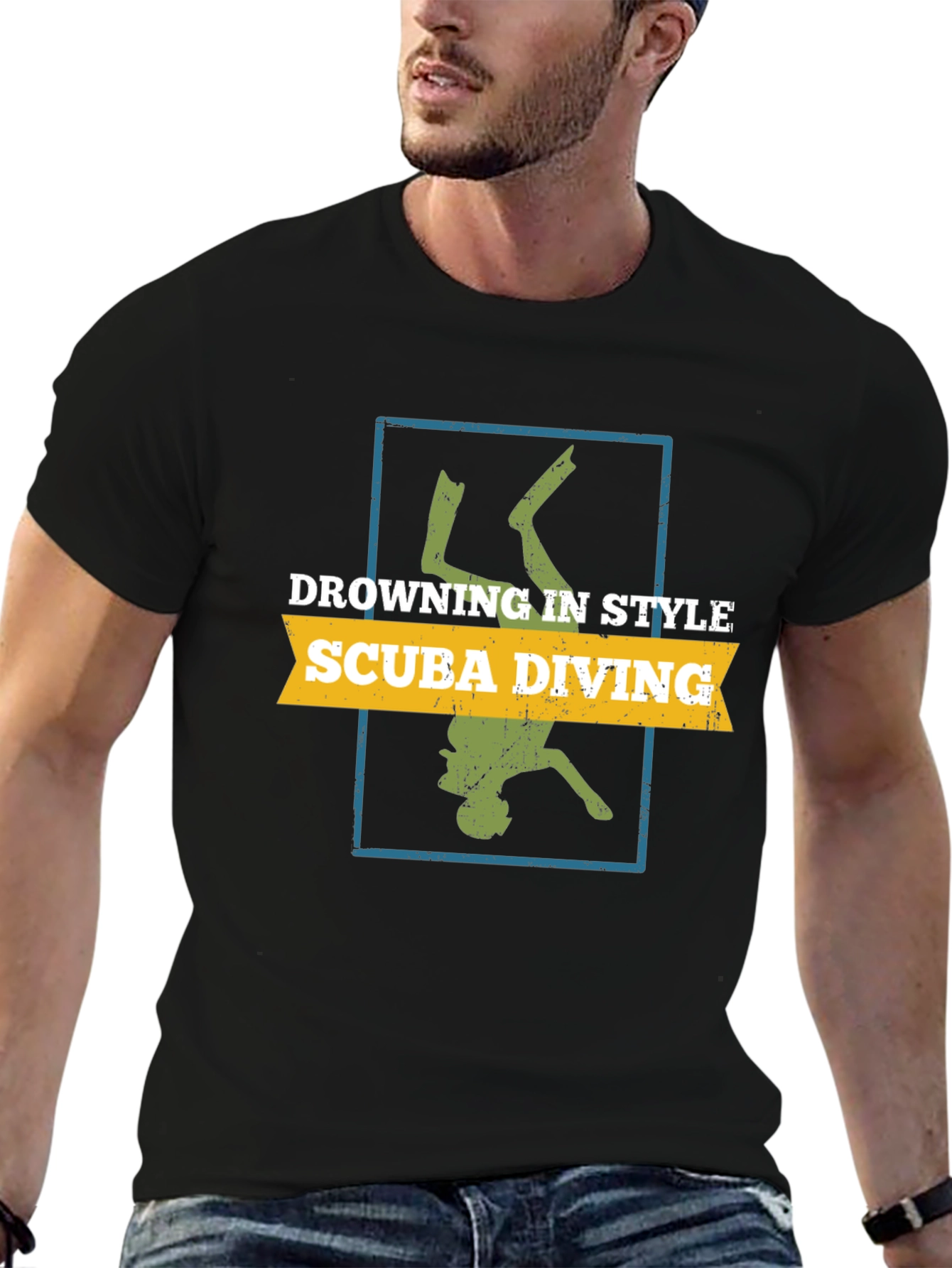 Drowning in Style Scuba Diving T-Shirt