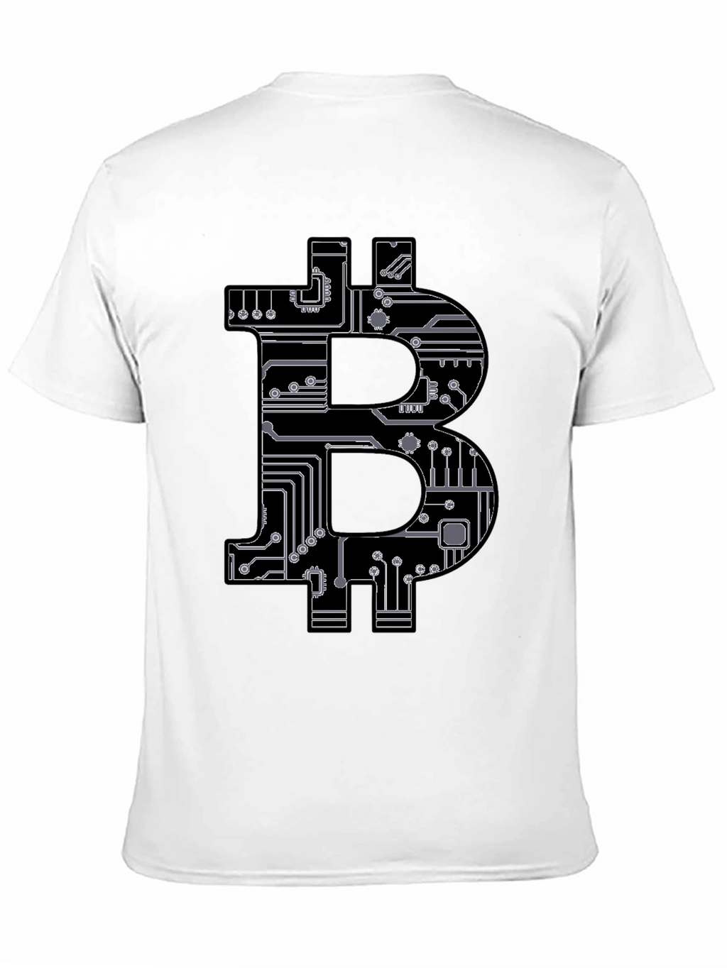 Bitcoin Circuit Board Graphic T-Shirt