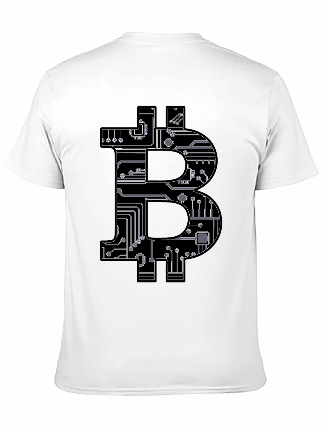 Bitcoin Circuit Board Graphic T-Shirt