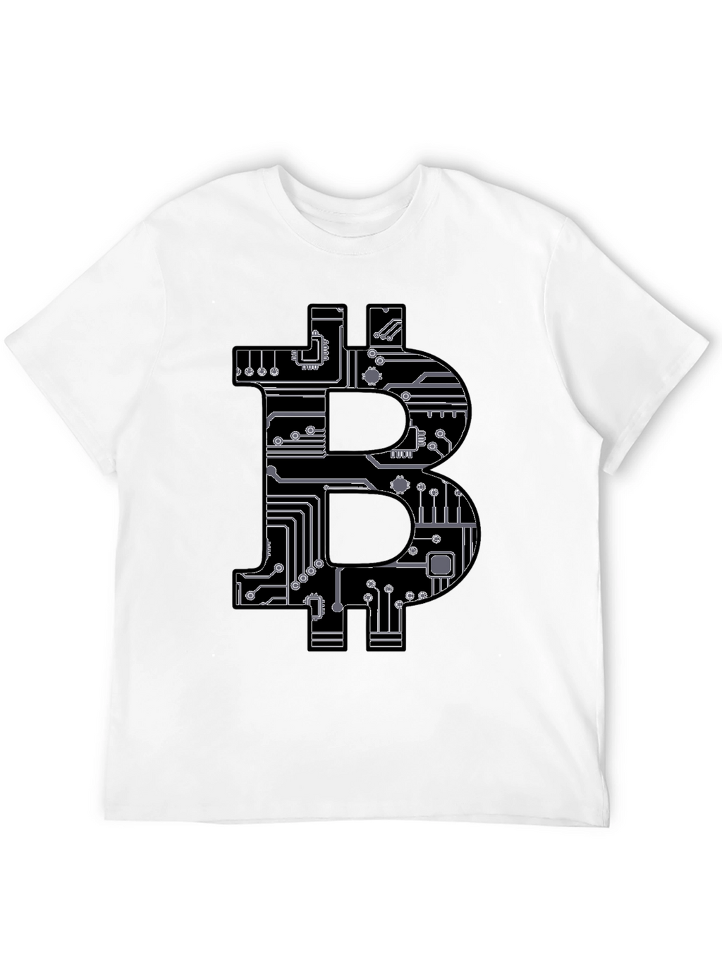 Bitcoin Circuit Board Graphic T-Shirt