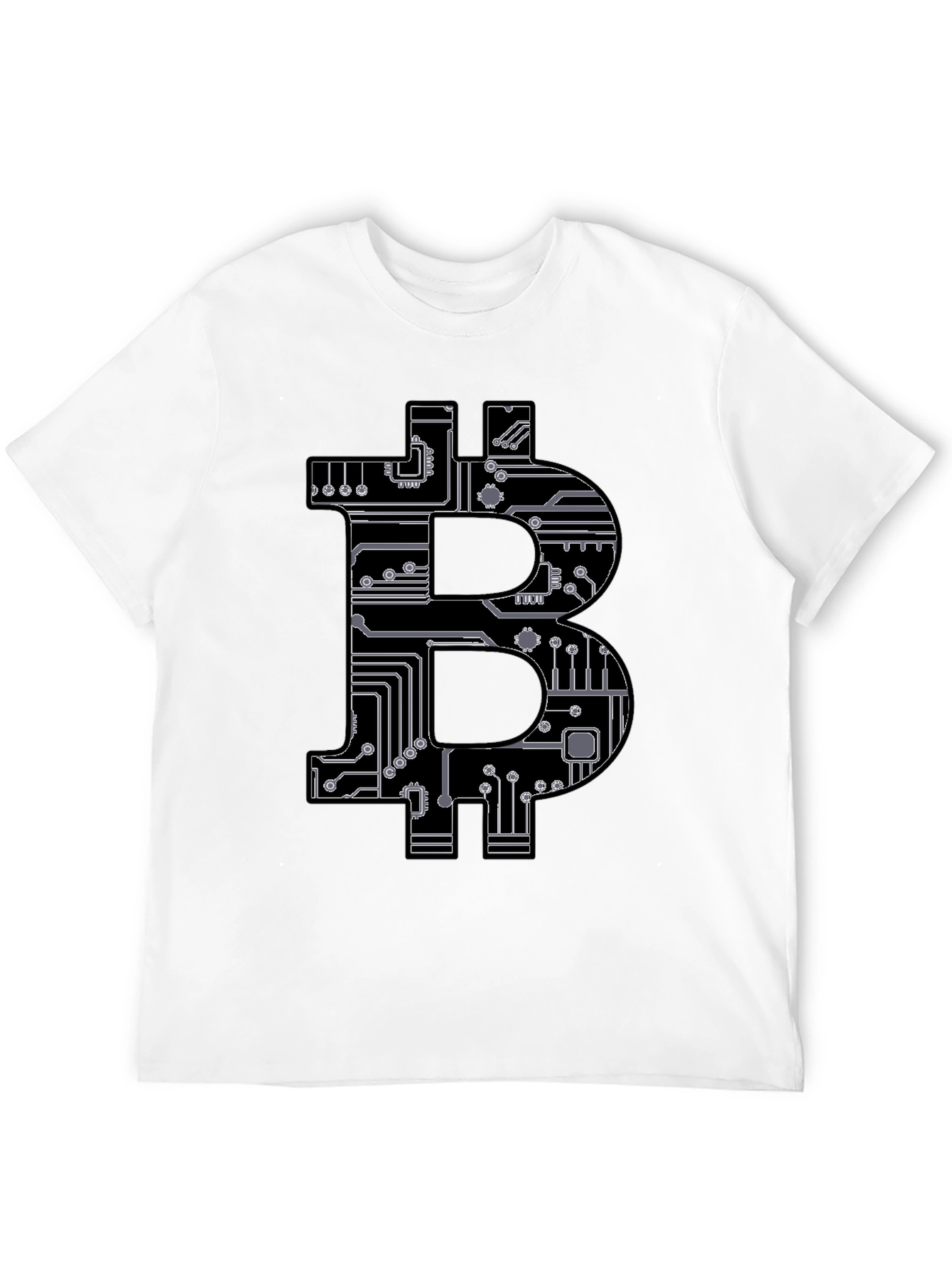 Bitcoin Circuit Board Graphic T-Shirt