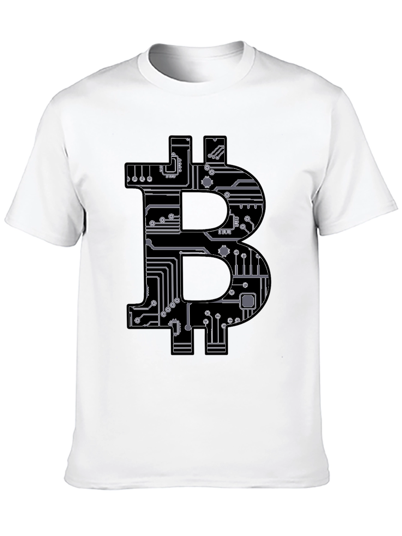 Bitcoin Circuit Board Graphic T-Shirt