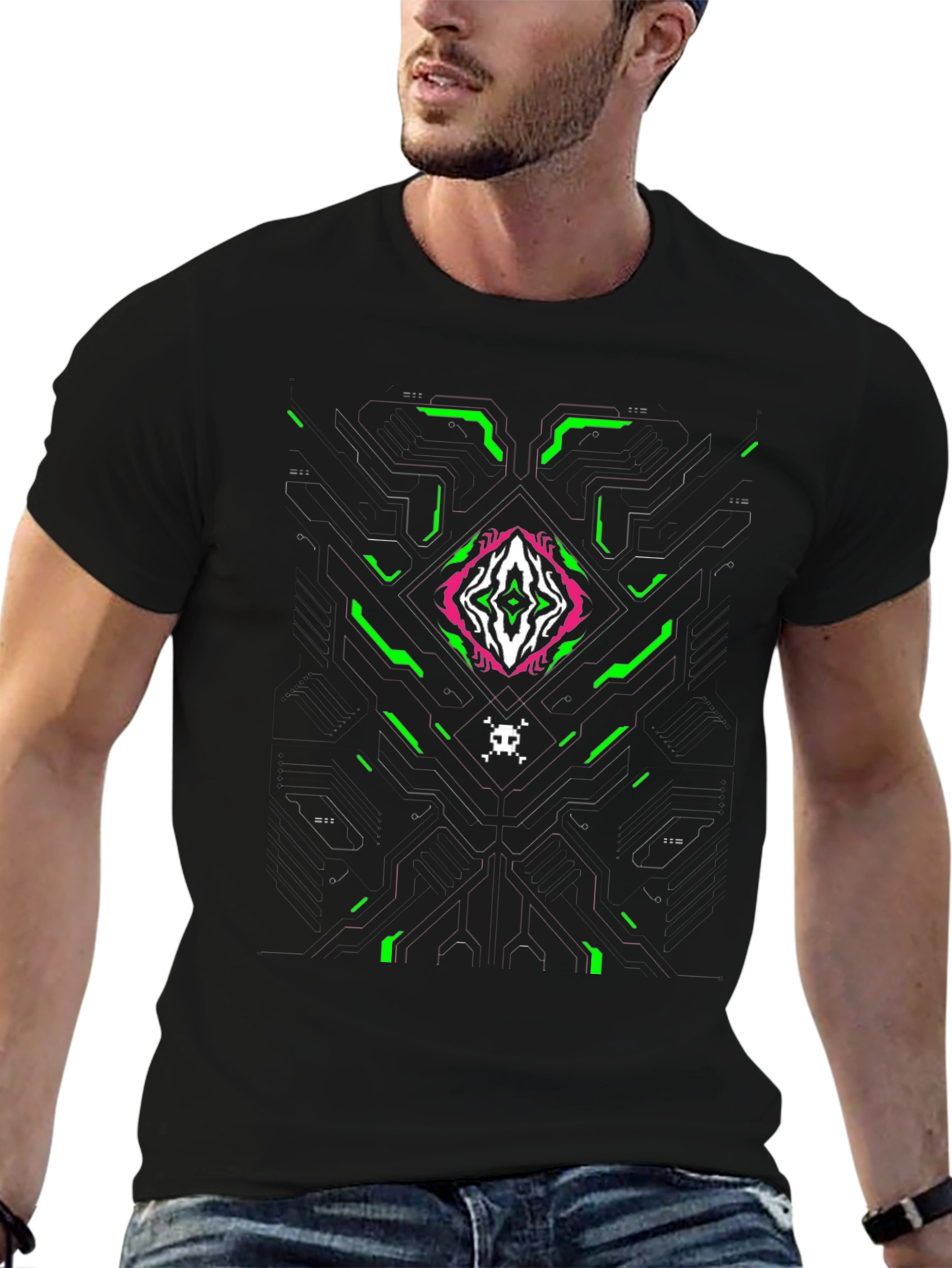Cyberpunk Style Graphic Tee