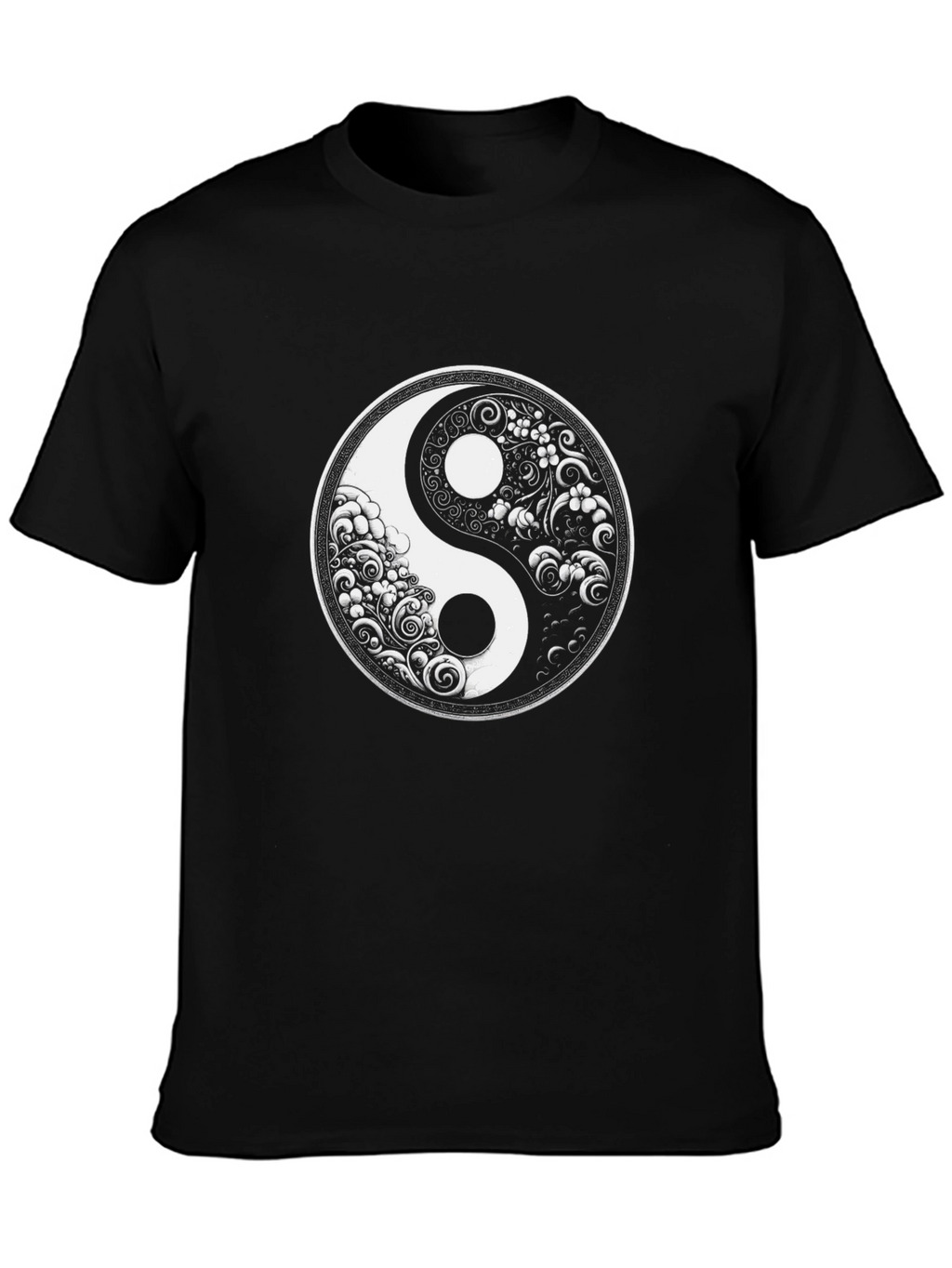 Yin Yang Graphic Tee - Black T-Shirt