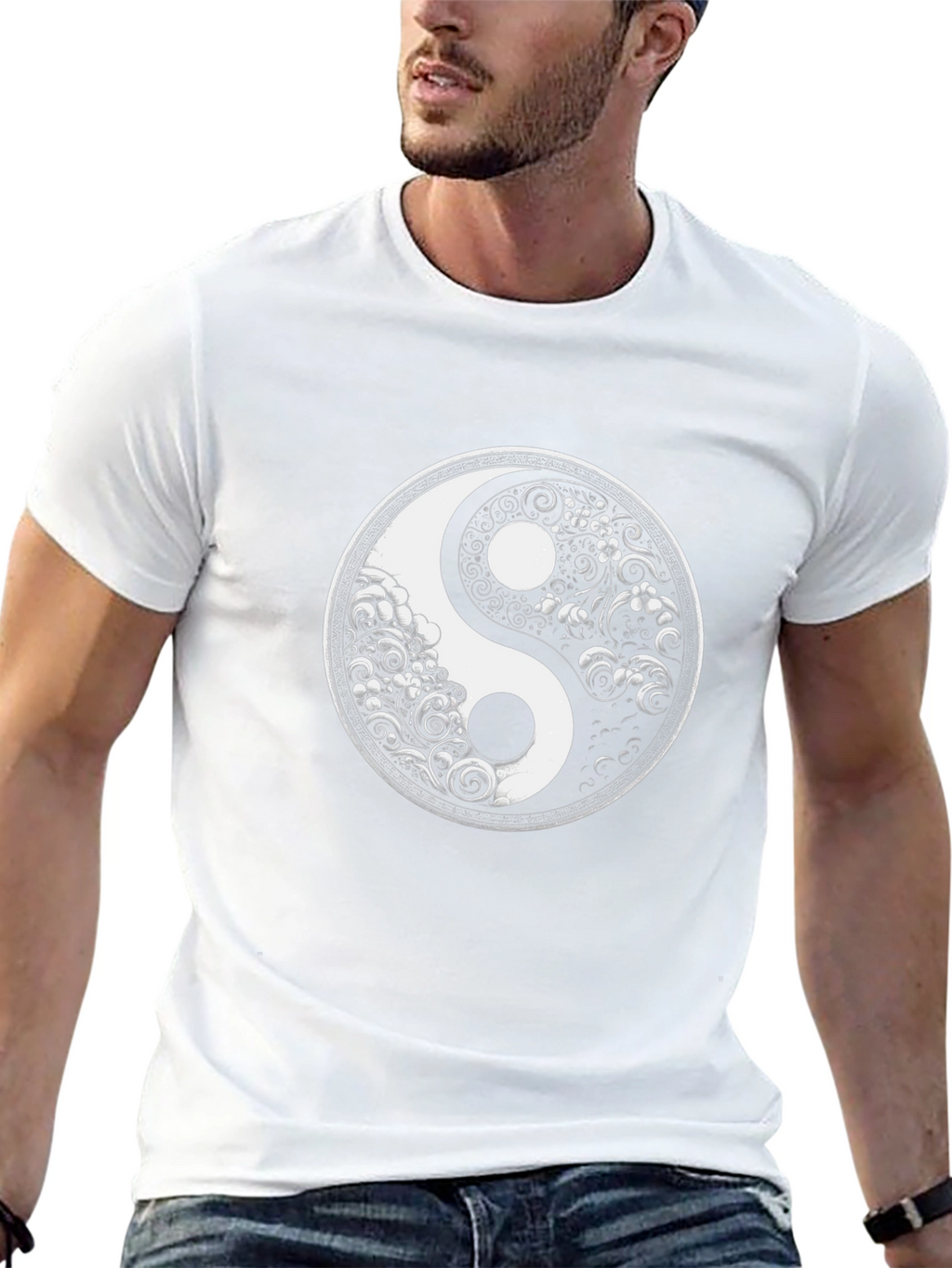 Yin Yang Graphic Tee - Black T-Shirt