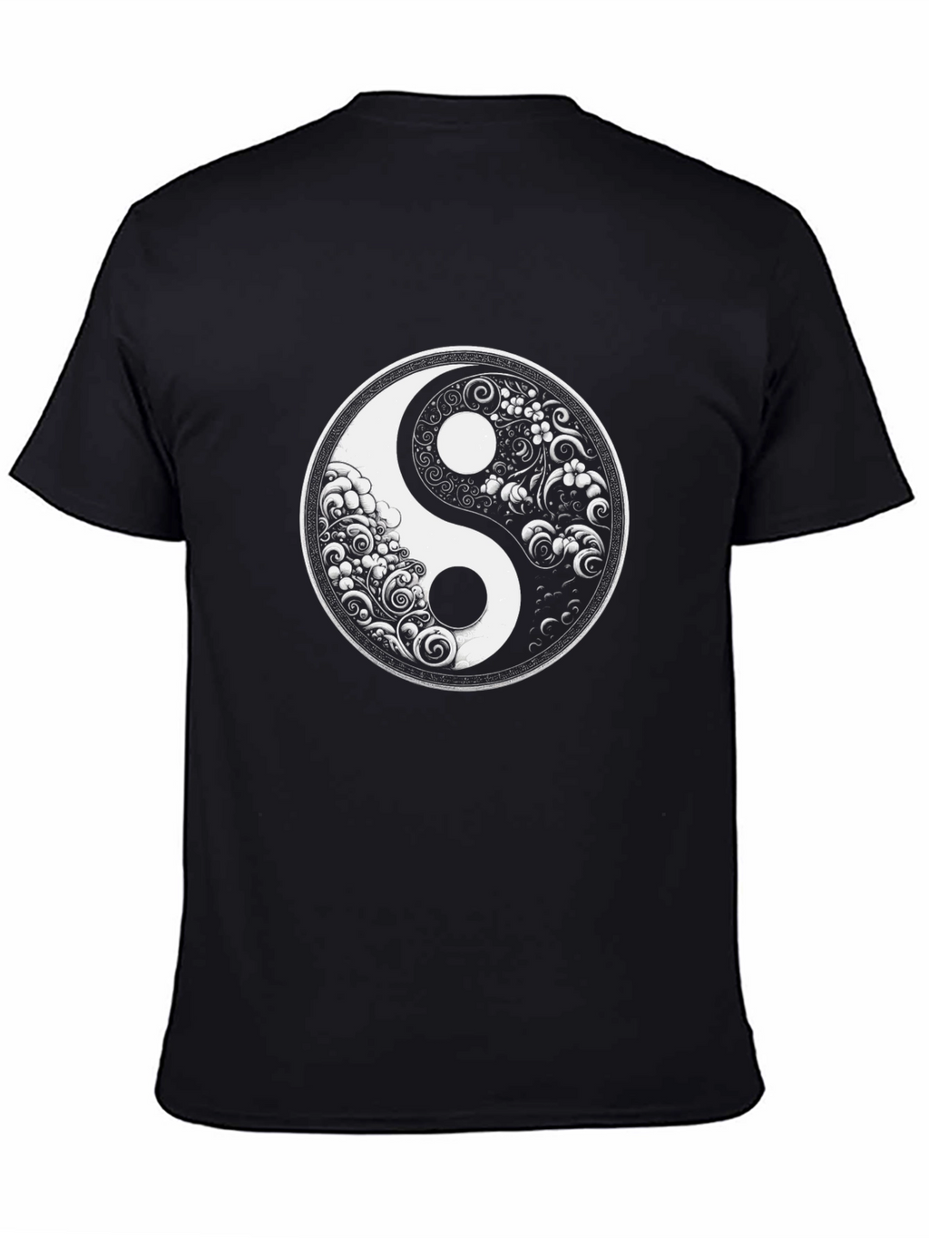 Yin Yang Graphic Tee - Black T-Shirt