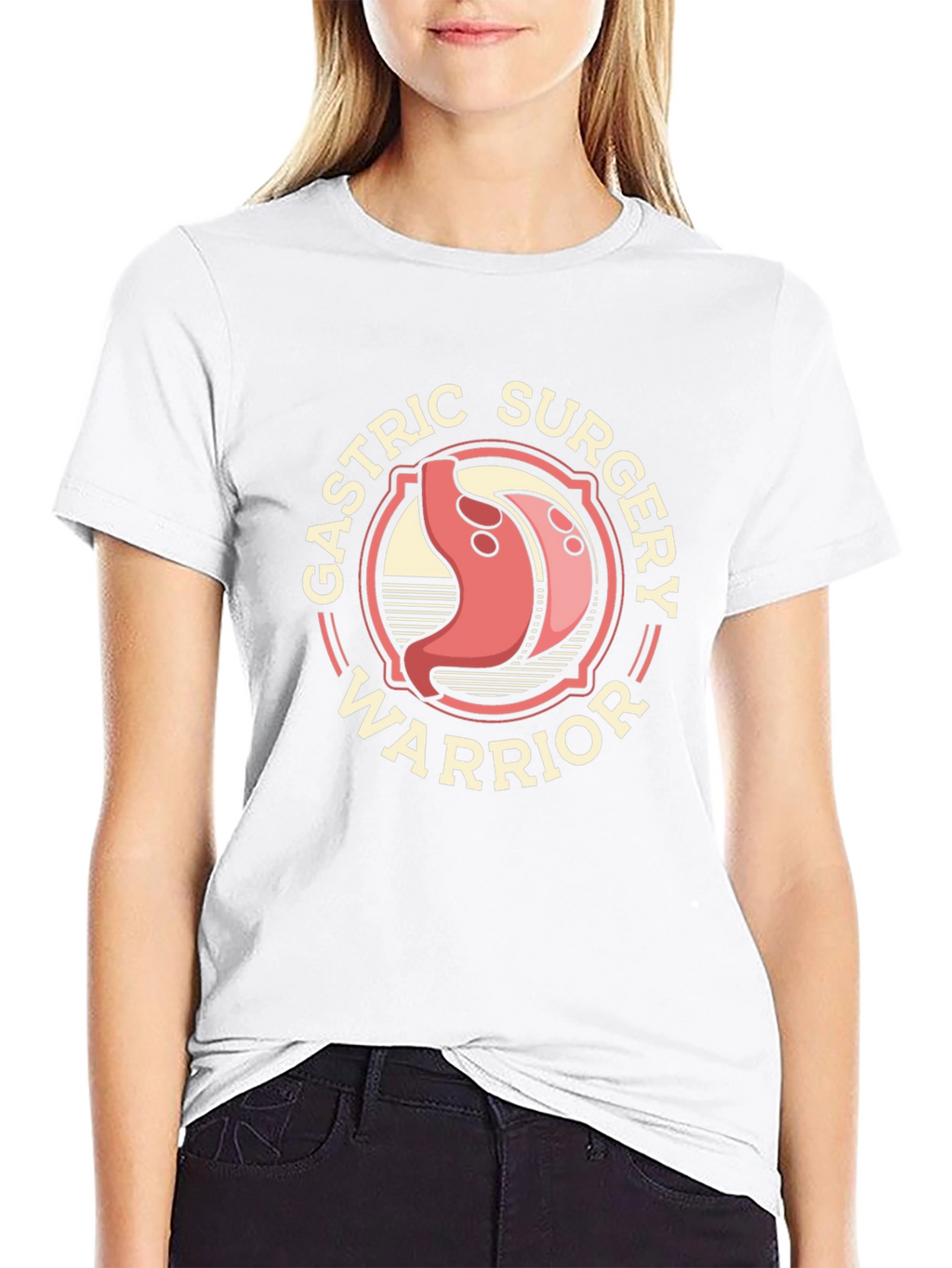 Gastric Surgery Warrior Graphic T-Shirt