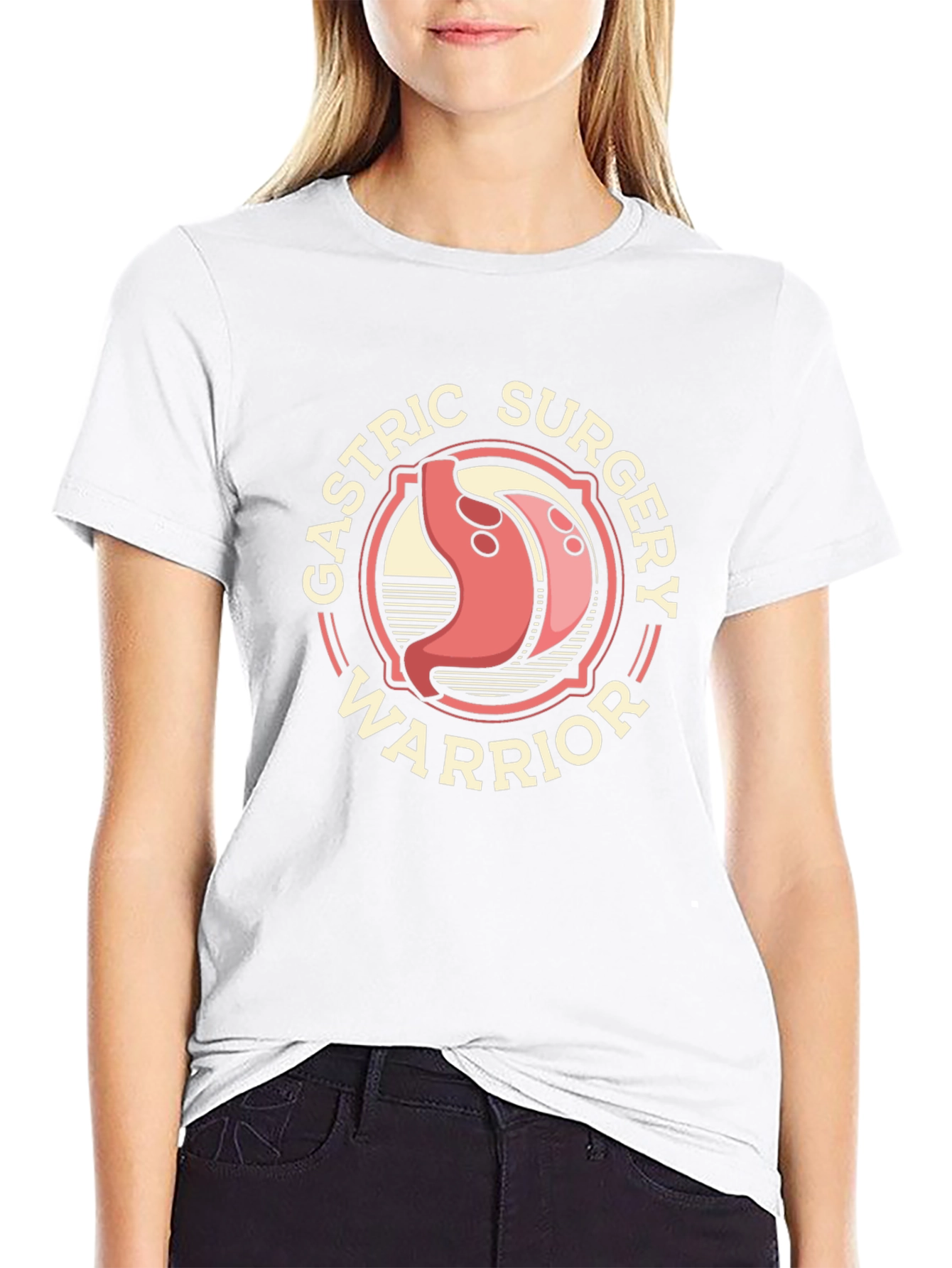 Gastric Surgery Warrior Graphic T-Shirt