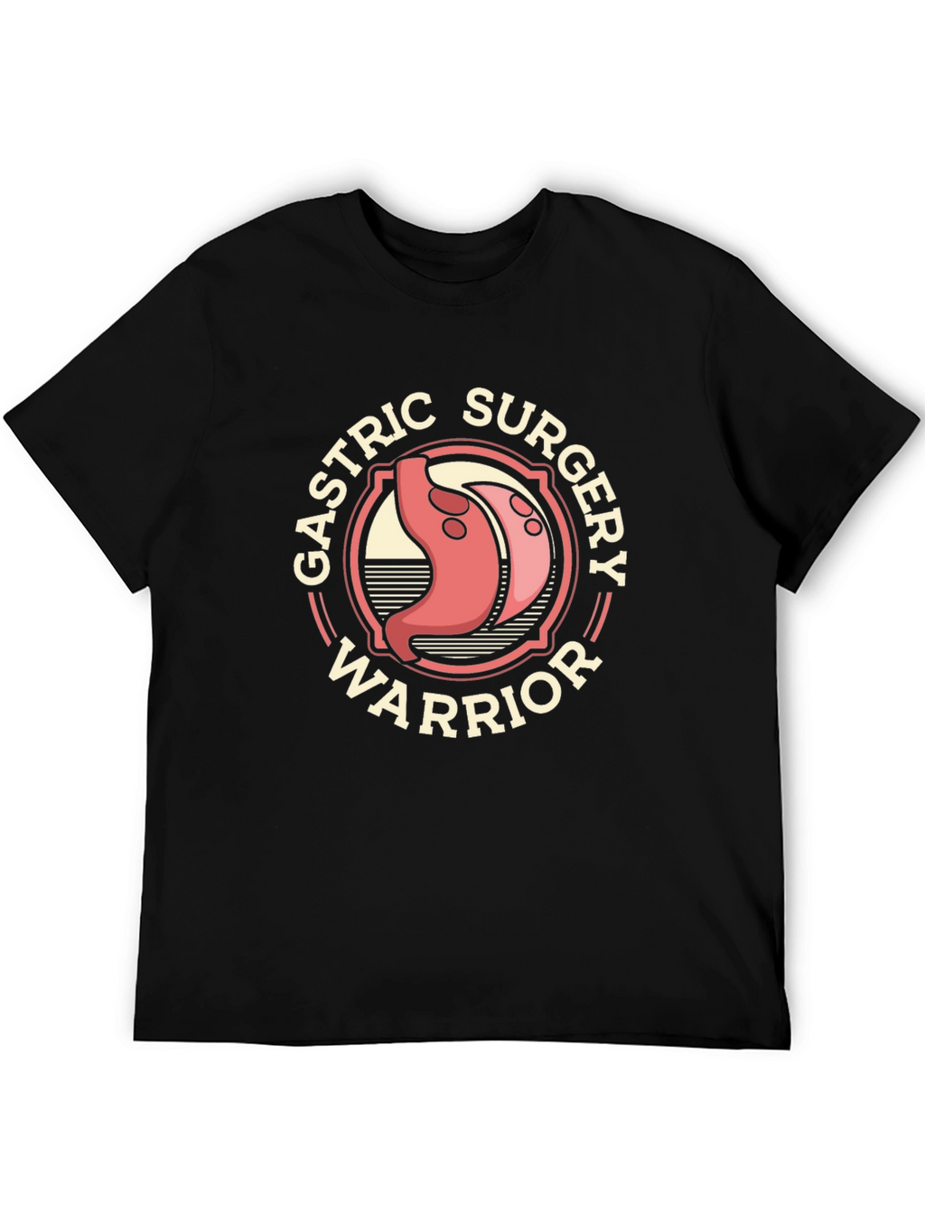Gastric Surgery Warrior Graphic T-Shirt