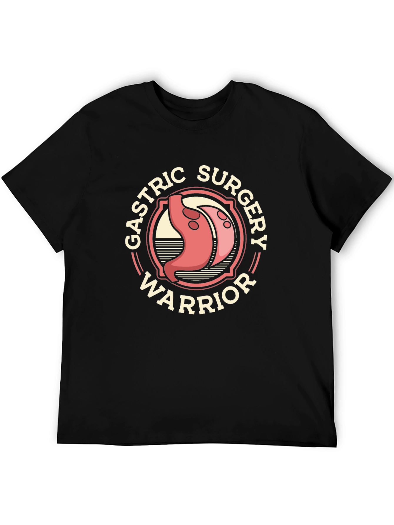 Gastric Surgery Warrior Graphic T-Shirt