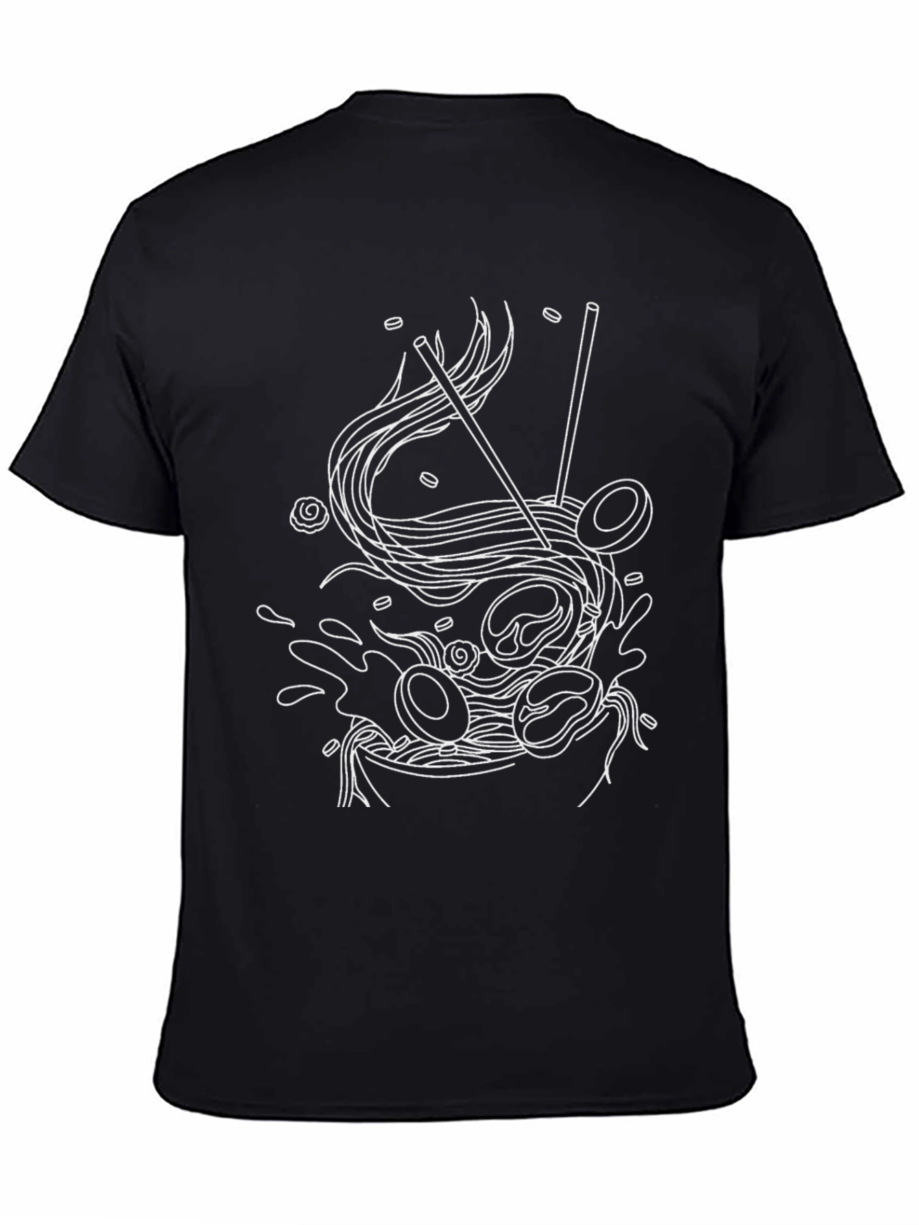 Ramen Graphic Tee - Minimalist Asian Food Design