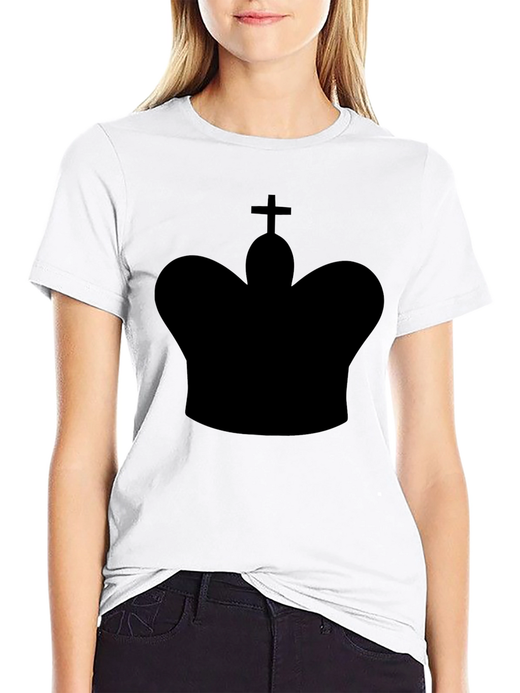 King Chess Piece Graphic Tee - Black
