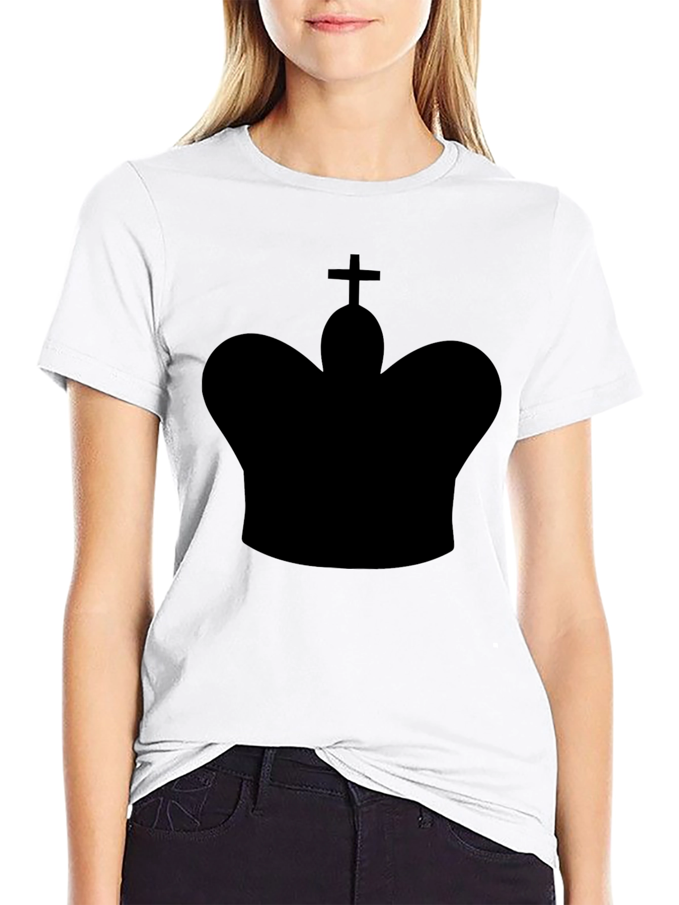 King Chess Piece Graphic Tee - Black