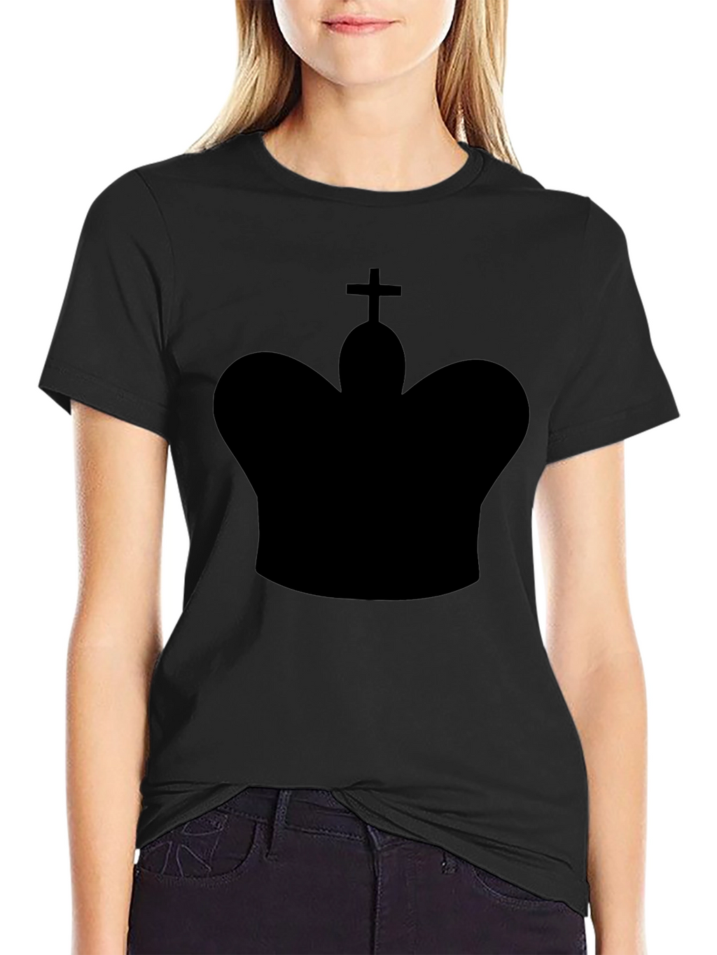 King Chess Piece Graphic Tee - Black