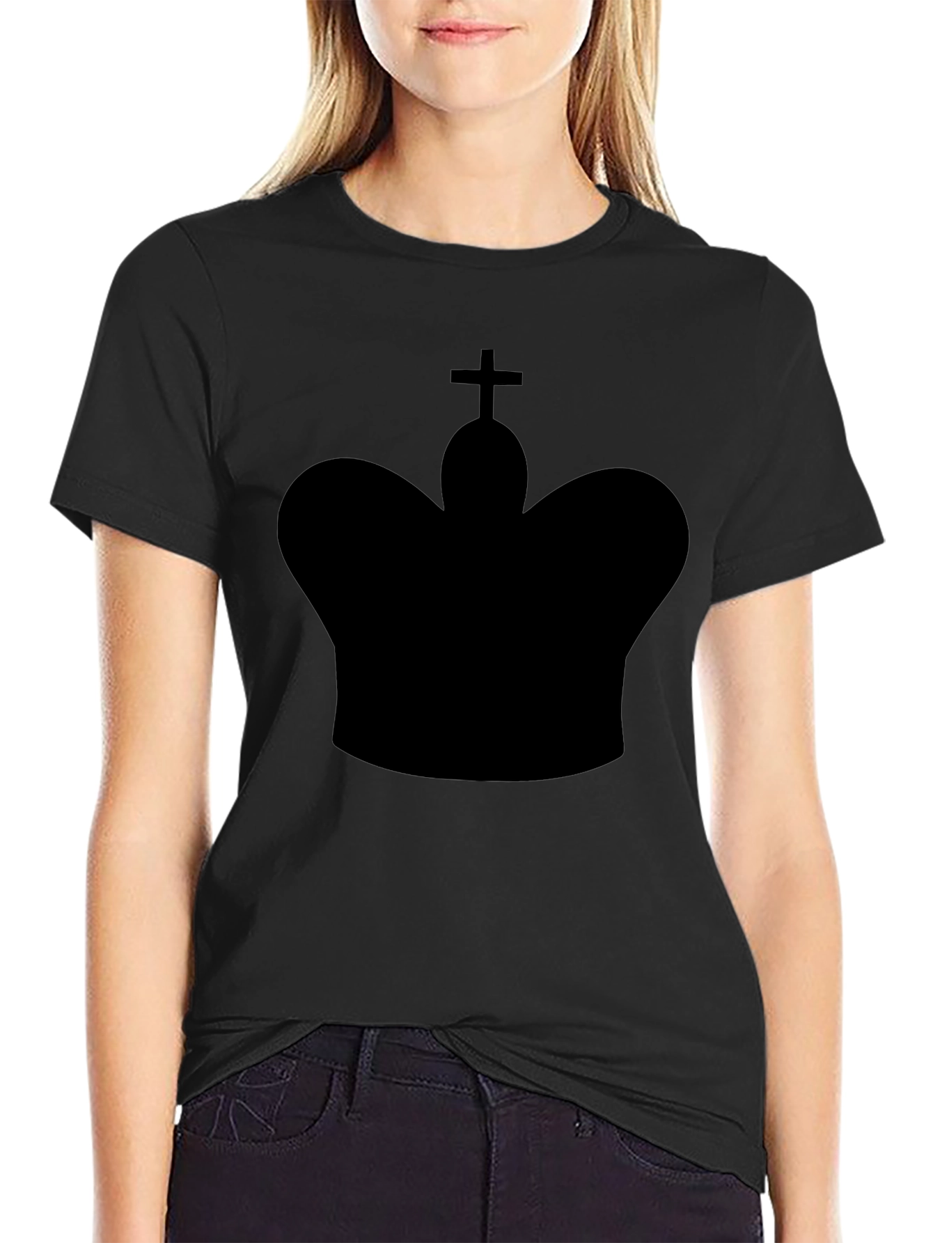King Chess Piece Graphic Tee - Black