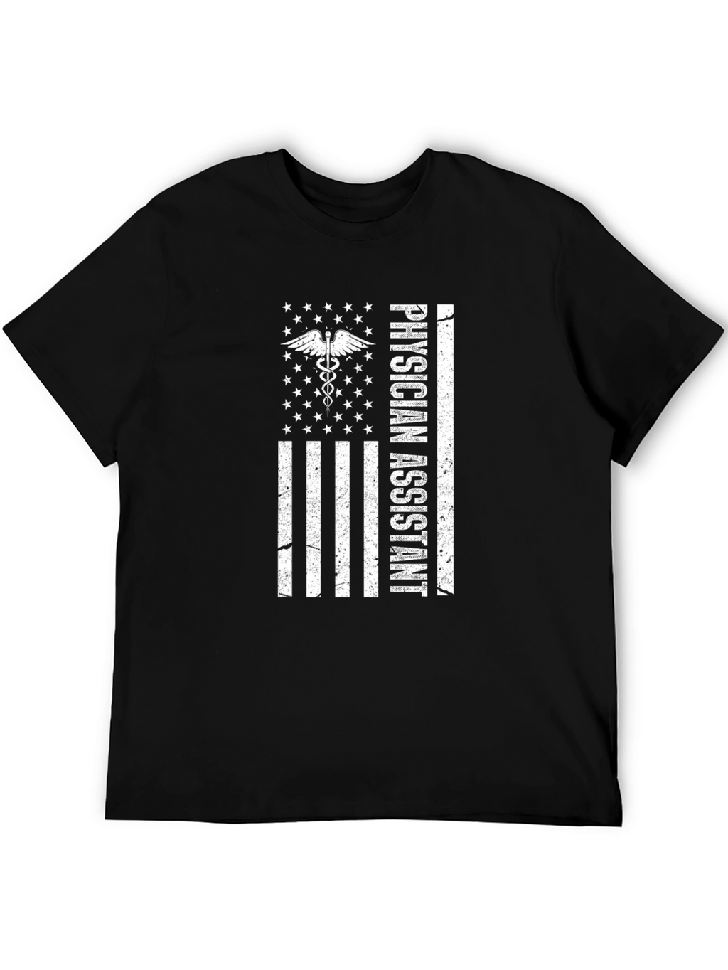Physician Assistant American Flag Graphic T-Shirt