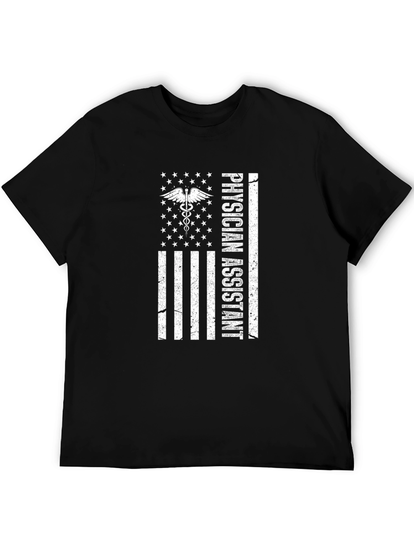 Physician Assistant American Flag Graphic T-Shirt