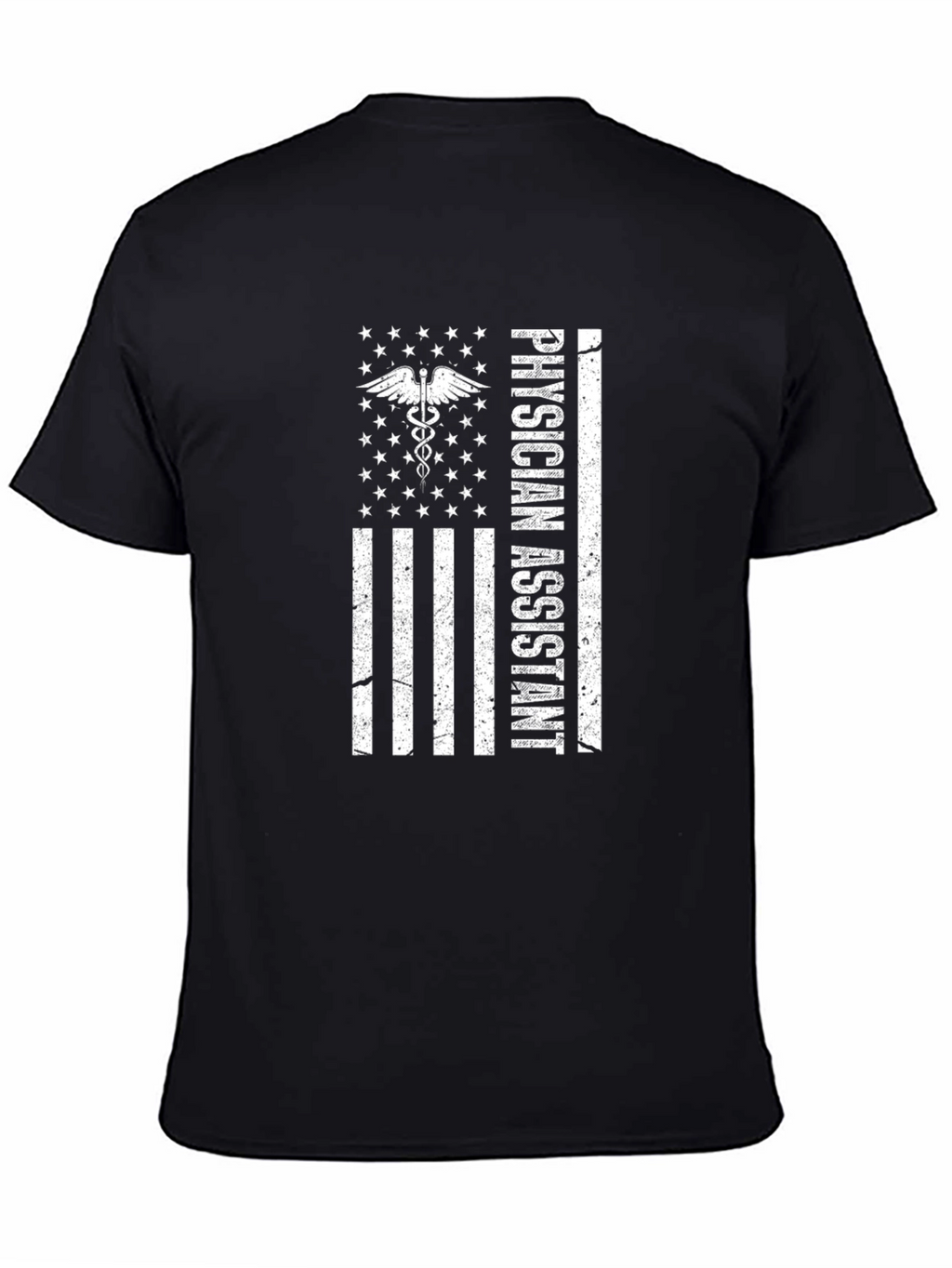 Physician Assistant American Flag Graphic T-Shirt