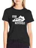 Fish Kentucky Black T-Shirt